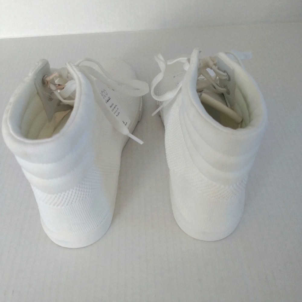 Splendid Leona High Top Lace Ivory Sneakers Nordstrom Rack 9M - Picture 3 of 11